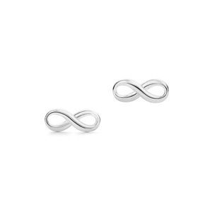 Brand New Tiffany & Co. Infinity Stud Earrings in Sterling Silver